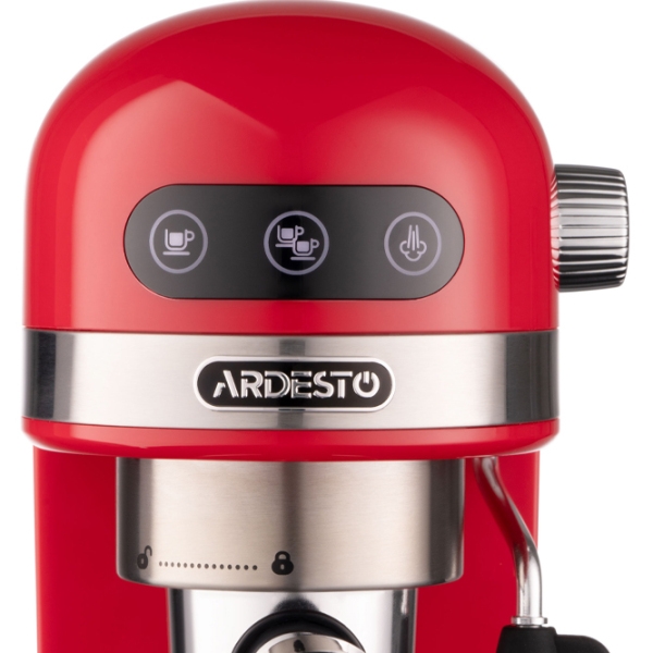 Espressor Ardesto YCM-E1501 Red 1350 W, 1.4 l, Bloc termic photo 5