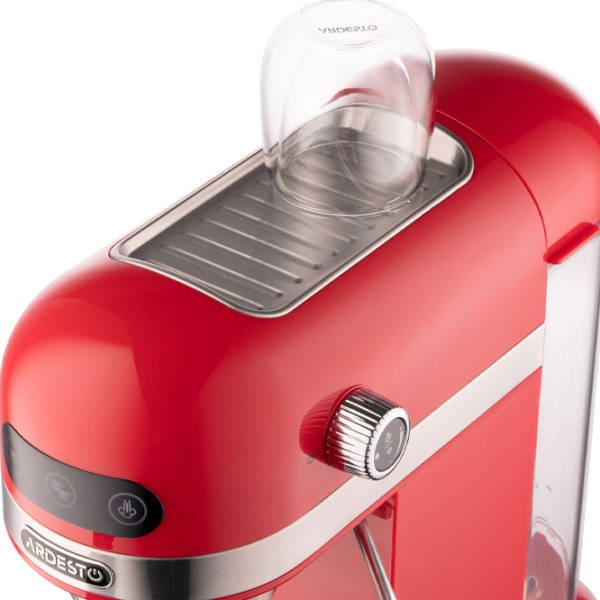Espressor Ardesto YCM-E1501 Red 1350 W, 1.4 l, Bloc termic photo 6