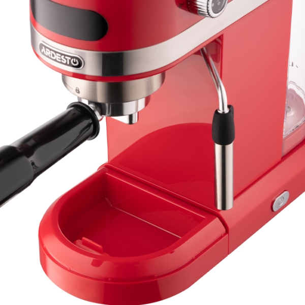 Espressor Ardesto YCM-E1501 Red 1350 W, 1.4 l, Bloc termic photo 7