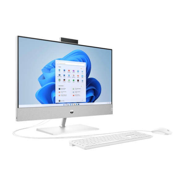 All-in-One PC HP Pavilion 27-ca1031ci White 27" Full HD IPS AMD Ryzen 5 5625U 8 GB 256 GB photo 2