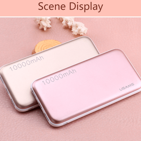 Power Bank 10000 mAh USAMS CD03 Rose  photo 3