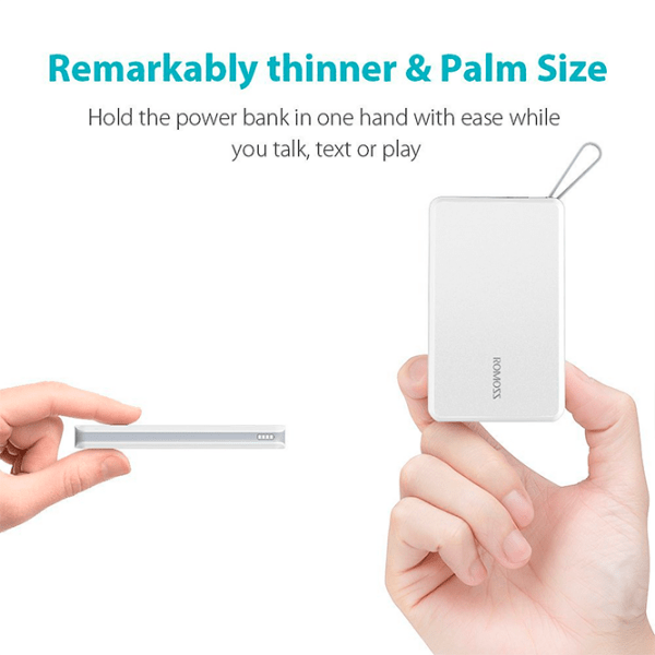 Power Bank 5000 мАч Romoss QS05 Белый  photo 3