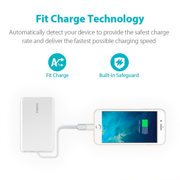 Power Bank 5000 мАч Romoss QS05 Белый  photo 4
