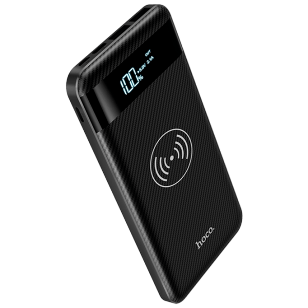 Power Bank 10000 mAh Hoco J11 Astute wireless charging Black  photo 3