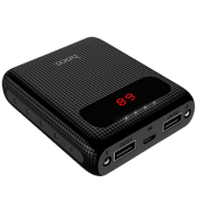 Power Bank 10000 мАч Hoco B20 Черный 