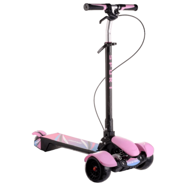 Trotinetă pentru copii cu trei roți Mikawei MKW-688 (00-00643081) Pink 4 ani, 80 kg, Din PU photo 1