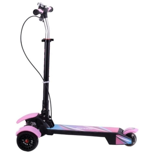 Trotinetă pentru copii cu trei roți Mikawei MKW-688 (00-00643081) Pink 4 ani, 80 kg, Din PU photo 3