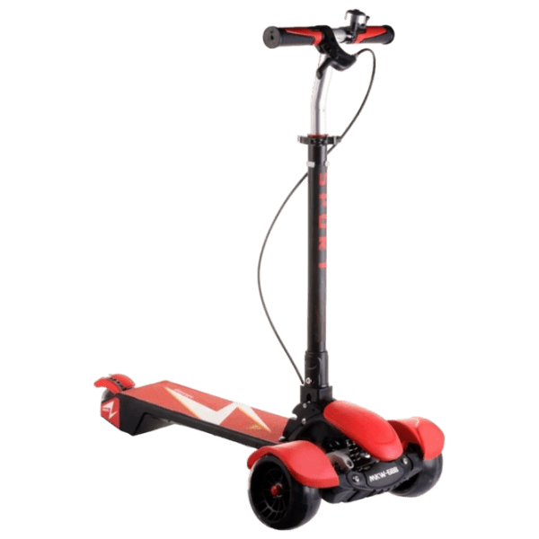 Детский трёхколёсный самокат Mikawei MKW-688 (00-00643065) Красный 4 года, 80 кг, Полиуретановые photo 1