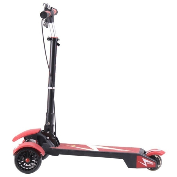Детский трёхколёсный самокат Mikawei MKW-688 (00-00643065) Красный 4 года, 80 кг, Полиуретановые photo 3