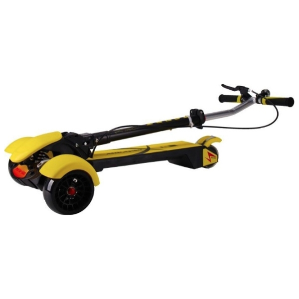 Детский трёхколёсный самокат Mikawei MKW-688 (00-00643079) Желтый 4 года, 80 кг, Полиуретановые photo 4