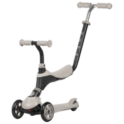 Trotinetă pentru copii cu trei roți Qplay Sema (00-00630333) Beige 1 an, 50 kg, Din PU