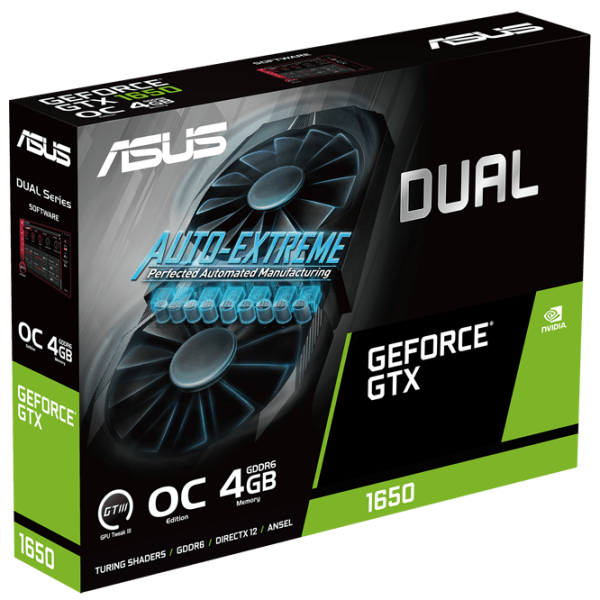 Placă video Asus GeForce GTX 1650 Dual OC P 4 GB  photo 6