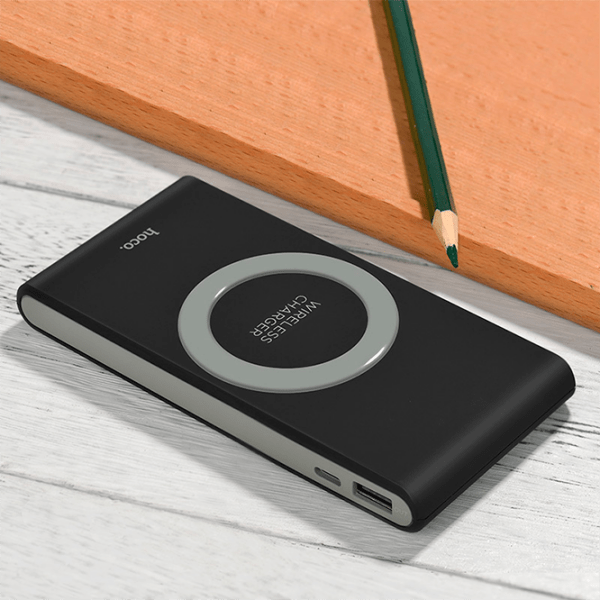 Power Bank 8000 мАч Hoco B32 Energetic wireless charging Черный  photo 4