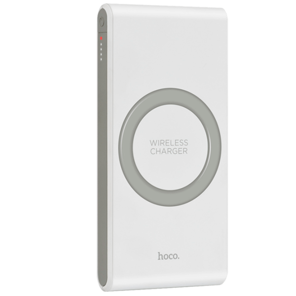 Power Bank 8000 mAh Hoco B32 Energetic wireless charging White  photo 1