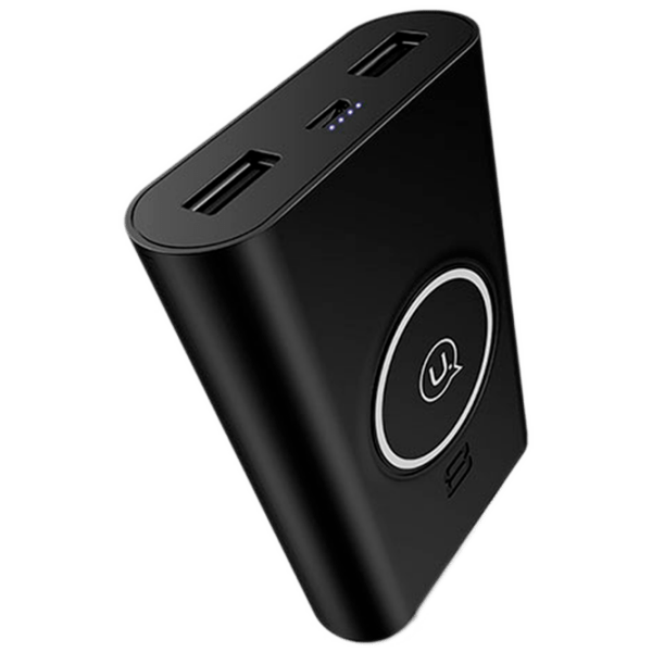 Power Bank 8000 мАч Usams CD31 Wireless Charging Черный  photo 2