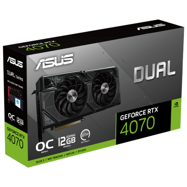 Видеокарта Asus GeForce RTX 4070 DUAL OC 12 ГБ  photo 9