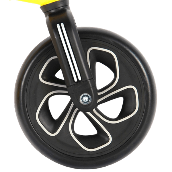 Bicicletă fără pedale Qplay Tech 10" Yellow Black Metal / Pentru copii photo 2