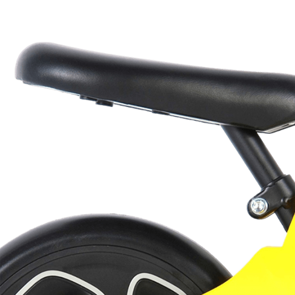 Bicicletă fără pedale Qplay Tech 10" Yellow Black Metal / Pentru copii photo 4