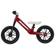 Bicicletă fără pedale Qplay Racer 10" Red White Metal / Pentru copii