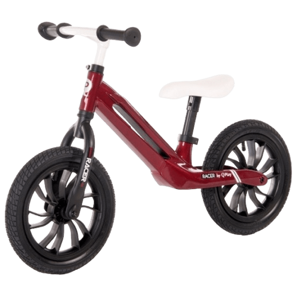 Bicicletă fără pedale Qplay Racer 10" Red White Metal / Pentru copii photo 2