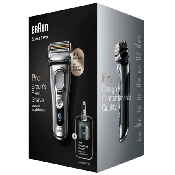 Бритва электрическая Braun Series 9 Pro 9467cc Серебряный  photo 7