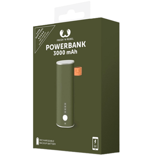 Power Bank 3000 мАч Fresh 'N Rebel 1 Port Зеленый  photo 3