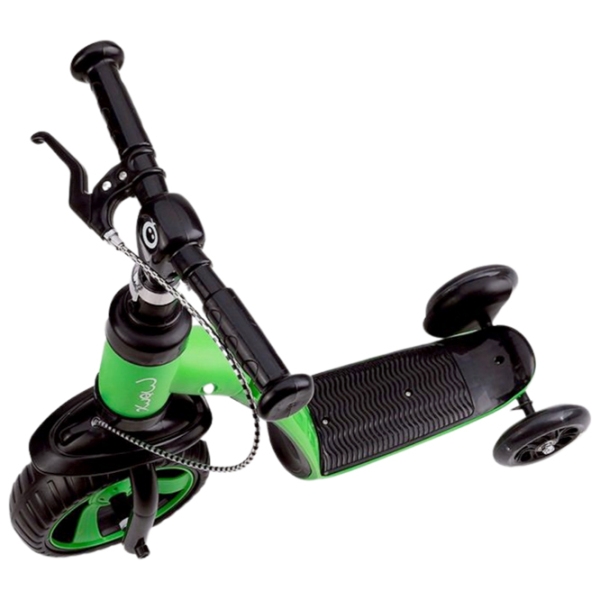 Trotinetă pentru copii cu trei roți MoMi Elios (ROBI00031) Green 2 ani, 25 kg, Din plastic cu silicon photo 6