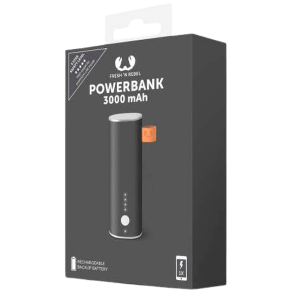 Power Bank 3000 мАч Fresh 'N Rebel 1 Port Черный  photo 4