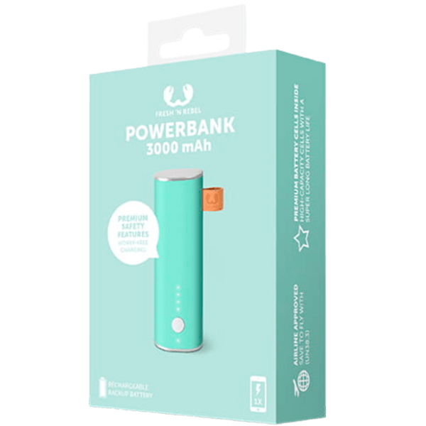 Power Bank 3000 мАч Fresh 'N Rebel 1 Port Зеленый  photo 3