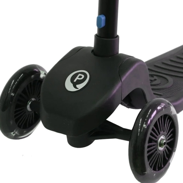 Детский трёхколёсный самокат Qplay Future Eco (644386) Синий 3 года, 50 кг, Силиконовые photo 3