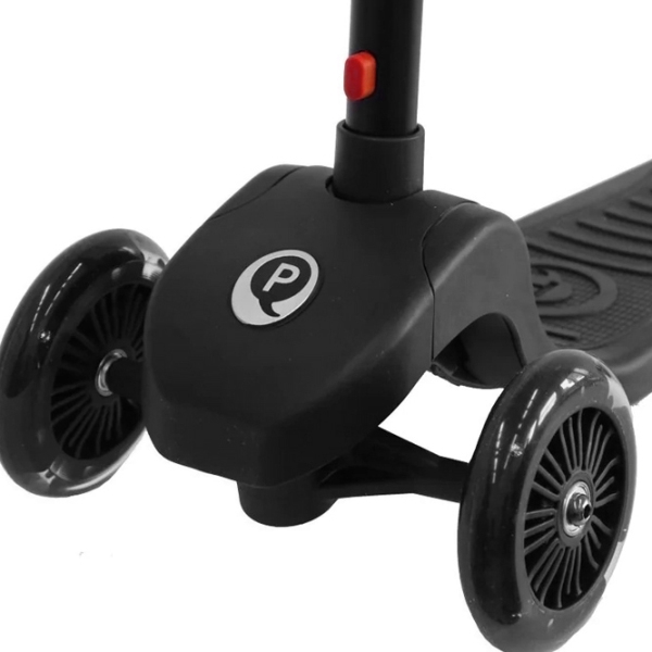 Детский трёхколёсный самокат Qplay Future Eco (644385) Красный 3 года, 50 кг, Силиконовые photo 3