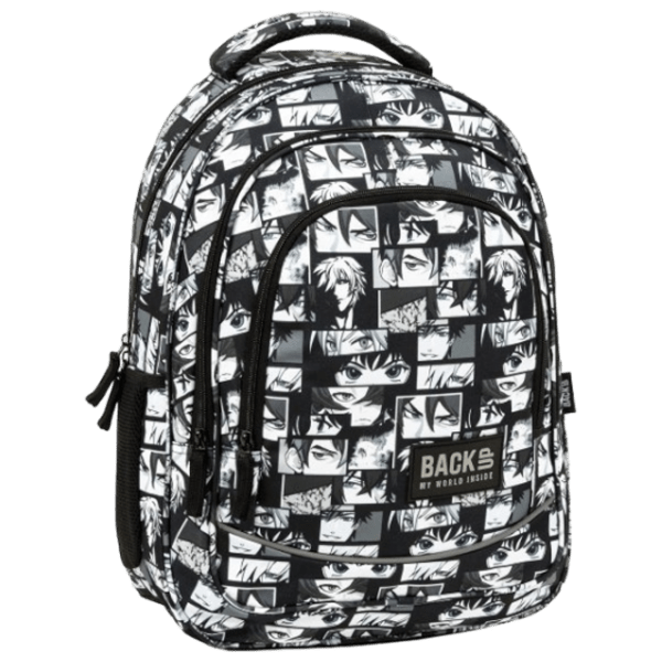 Ghiozdan pentru copii BackUP Manga Black  photo 1
