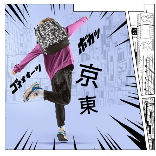 Ghiozdan pentru copii BackUP Manga Black  photo 5