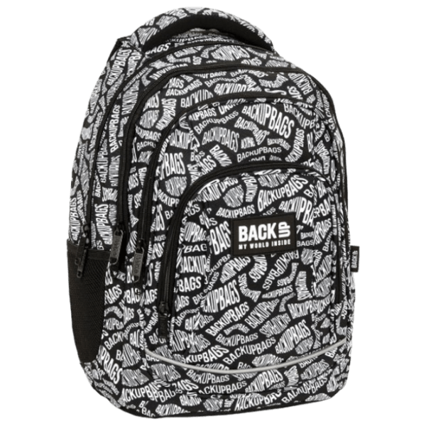Рюкзак для детей BackUP Black & White Черный  photo 1