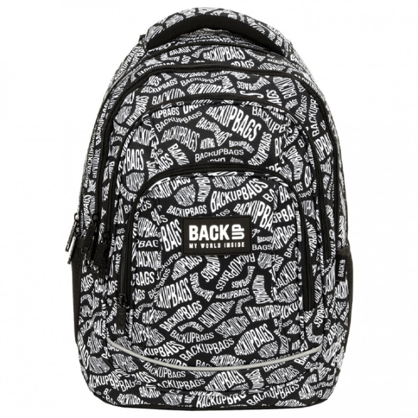 Рюкзак для детей BackUP Black & White Черный  photo 2