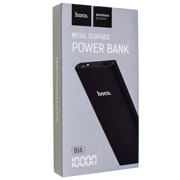 Power Bank 10000 мАч Hoco B16 Черный  photo 4