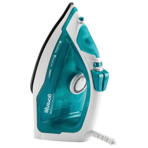 Fier de călcat Gorenje SIH1800TQC Blue 1800 W, 25 g/ min, 0.25 l, Ceramică photo 2