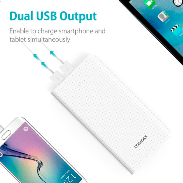Power Bank 10000 мАч Romoss Sense 10 Белый  photo 4