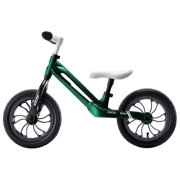 Bicicletă fără pedale Qplay Racer 10" Green White Metal / Pentru copii