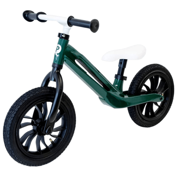 Bicicletă fără pedale Qplay Racer 10" Green White Metal / Pentru copii photo 2