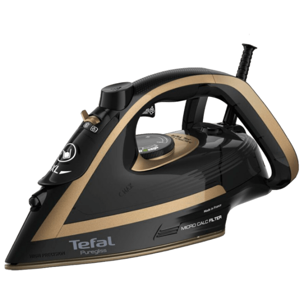 Fier de călcat Tefal FV8064E0 Black 3000 W, 50 g/min, 0.27 l, Metal photo 1