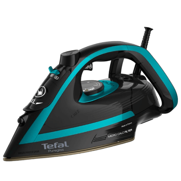 Утюг Tefal FV8066E0 Черный 3000 Вт, 50 г/мин, 0.27 л, Металл photo 1