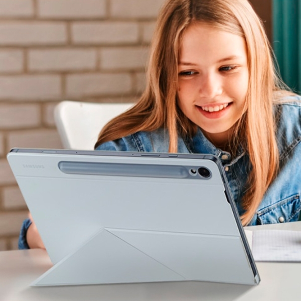 Чехол для планшета Samsung X810/ X815 Tab S9+/ S9 FE+ EF-BX810PWEGWW Белый Samsung, 12.4", Полиуретан, поликарбонат photo 4
