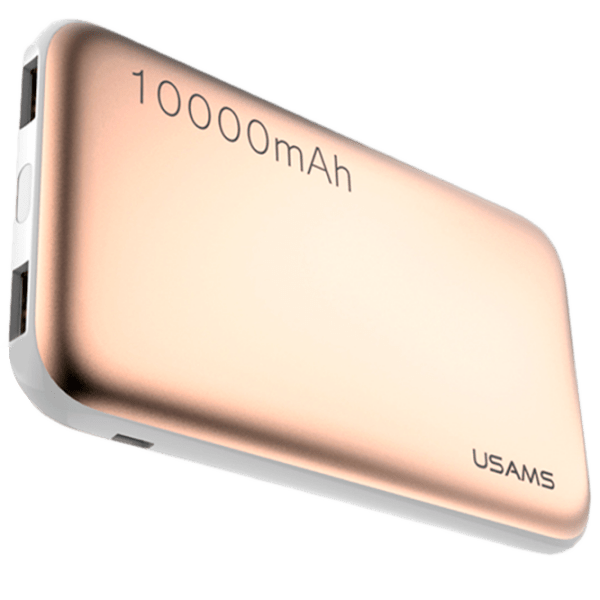 Power Bank 10000 мАч Usams CD03 Золото  photo 1