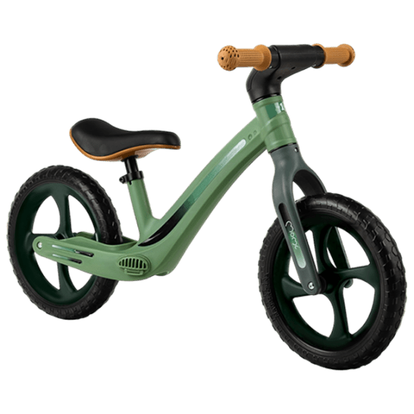 Bicicletă MoMi MIZO 12" Green Black Aluminiu / Pentru copii photo 1