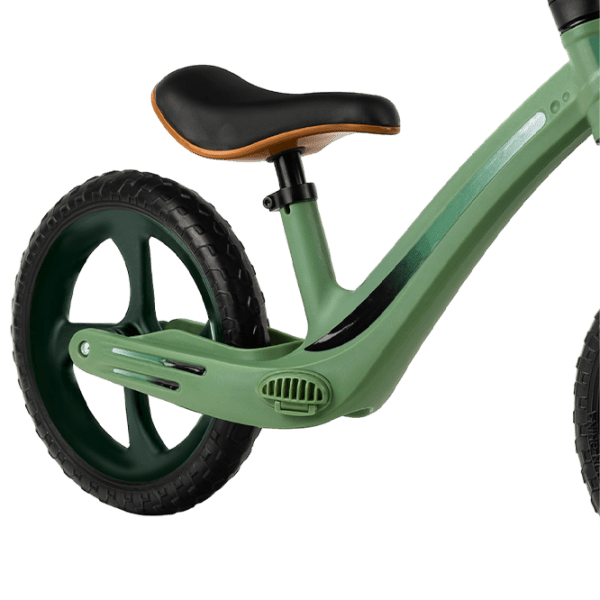 Bicicletă MoMi MIZO 12" Green Black Aluminiu / Pentru copii photo 3