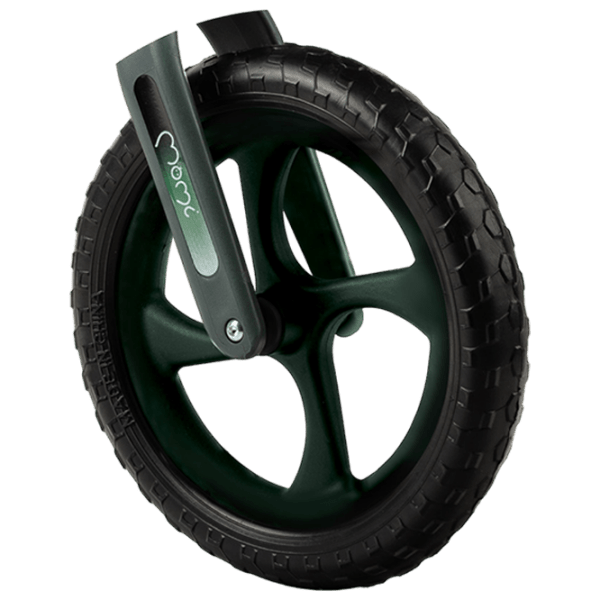Bicicletă MoMi MIZO 12" Green Black Aluminiu / Pentru copii photo 5
