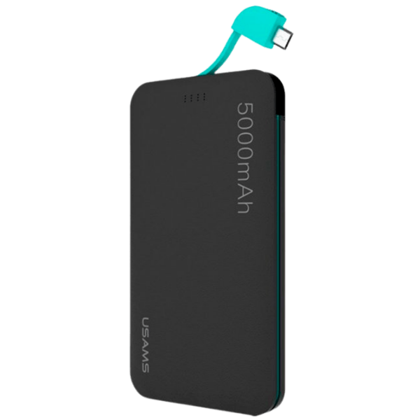 Power Bank 5000 mAh USAMS CD04 Black  photo 1