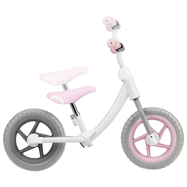Bicicletă MoMi ROSS 12" Pink White Oțel / Pentru copii photo 4