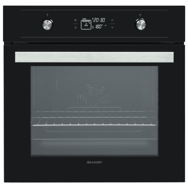 Cuptor încorporabil SHARP K-60V19BQM-EU Black A, 69 l photo 1